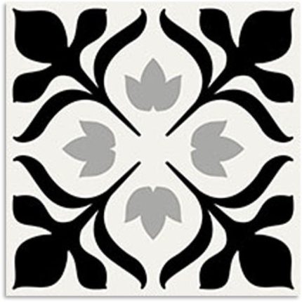 Peppa Adelphi Black Ash Tile 200x200