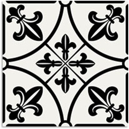 Peppa Capital Black Light Tile 200x200