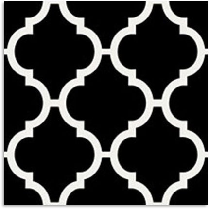 Peppa Caesar Black Tile 200x200