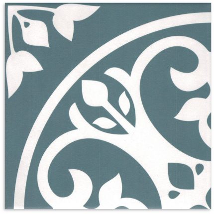 Picasso Norway Teal Matt Tile 200x200