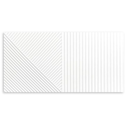 Geo White Matt Wall 300x600