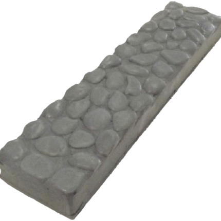 Edenstone Charcoal Pebble Border 400x100