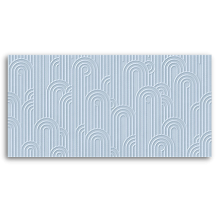 Infinity Funky Town Breezy Blue (Satin Matt) Wall Tile 300x600