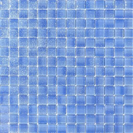 Reflections Fusion Pacific Blue Glass 20x20