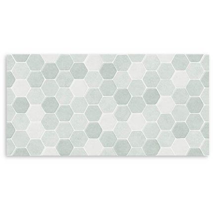 Folio Hexology Sage Posy (Gloss) Wall 300x600