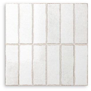Riva Bejmat Powder White Gloss Tile 300x300