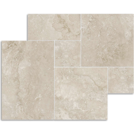 IN/OUT Norcia Travertine Beige French Pattern Matt