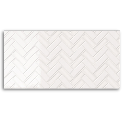 Infinity Mason Ancient White (Gloss) Wall Tile 300x600