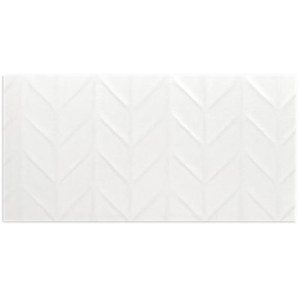Ice Age White Gloss Wall Tile 300x600