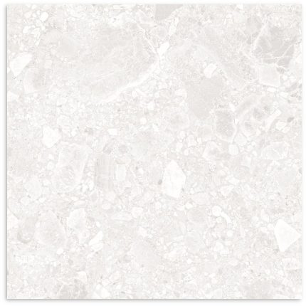 Studio Terrazzo White Matt Tile 450x450
