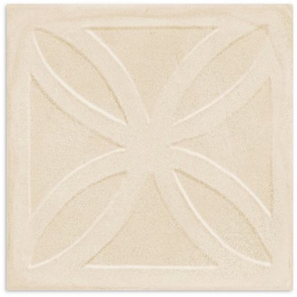 Amuri Avorio White 3D Matt Decor Tile 200x200