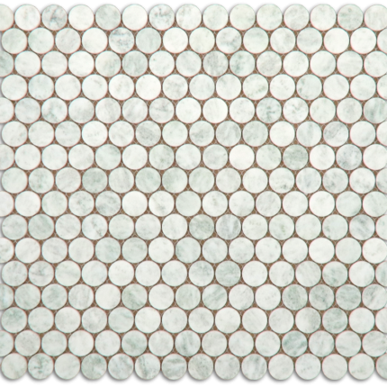 Boutique Ming Green Mix Glass Round Mosaic