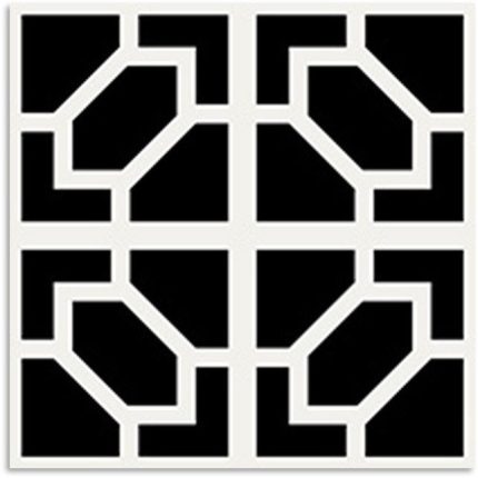 Peppa Titan Black Matt Tile 200x200