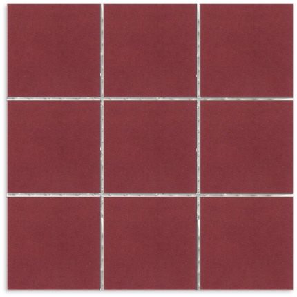 Cotto Burgundy Matt Tile 97x97