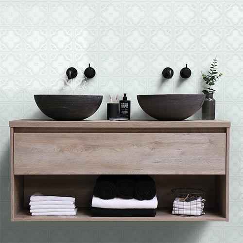 Emporio Tennyson Vintage Duckegg Gloss Wall 200x200 - Image 3