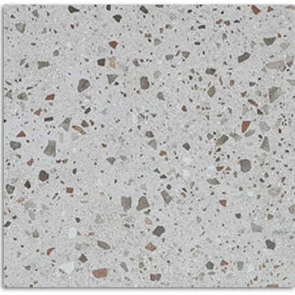 Omega Grey Terrazzo Matt Tile 300x300