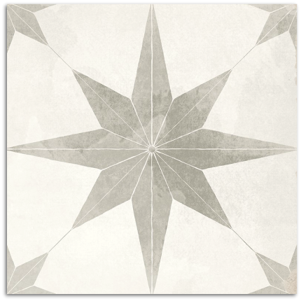 Rimini Grey Matt Tile 200x200