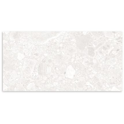 Studio Terrazzo White Matt Tile 300x600
