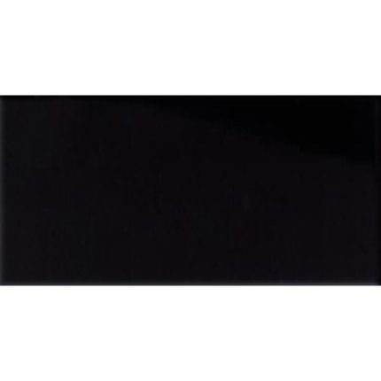 Subway Black Gloss Wall Tile 75x150