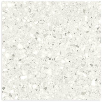 Terrazzo Rock White Matt 600x600