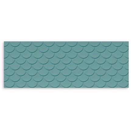 Genesis Shell Marine Blue Matt Wall Tile 350x1000
