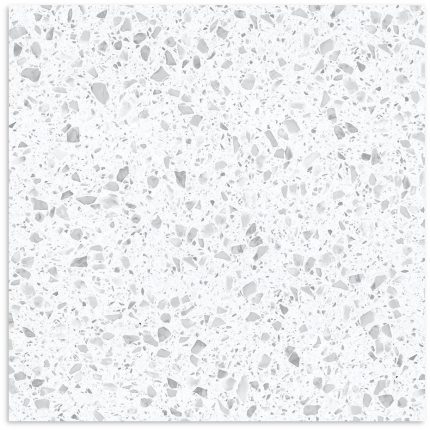 Terrazzo Stone Jelly White Smooth Grip Tile 600x600