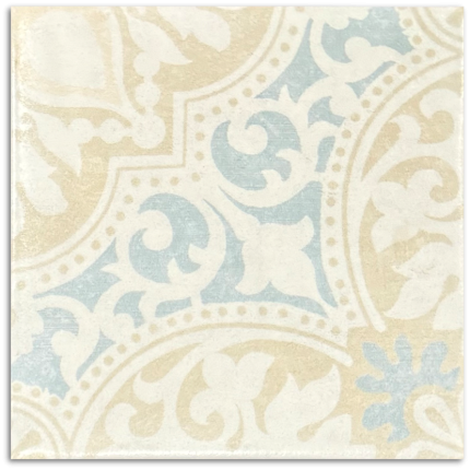 Antiquity Valencia Blue Decor 150x150mm