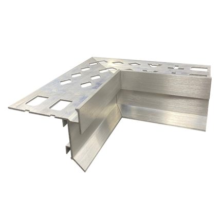 Balcony Trim With Weep Hole Internal Corner 10mm (Plain)