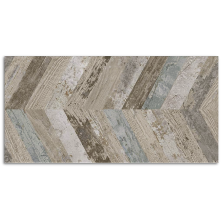 Grespania Rioja Chevron Gris Tile 450x900