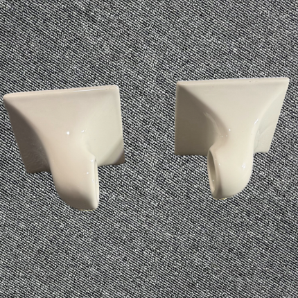 Ivory Towel Rail Ends 100x100