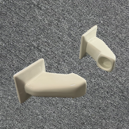 Ivory Towel Rail Ends 75x75