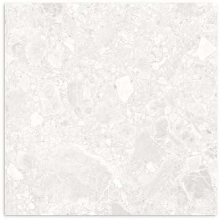 Studio Terrazzo White Matt P3 Tile 600x600