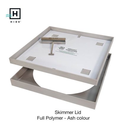 Hide Skimmer Lid Kit 306mm x 306mm - Polymer Ash (15-22 Inlay)