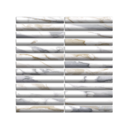 Archistone Calacatta Gold Fluted Matt Mosaic 299x290