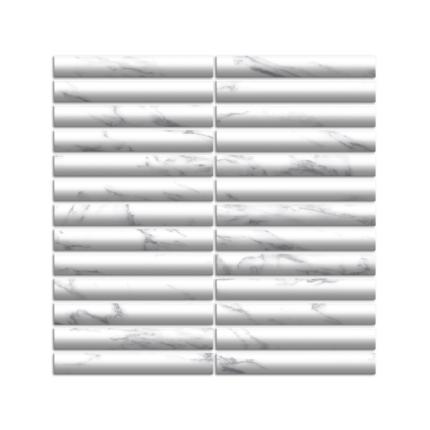 Archistone Carrara Fluted Matt Mosaic 299x290