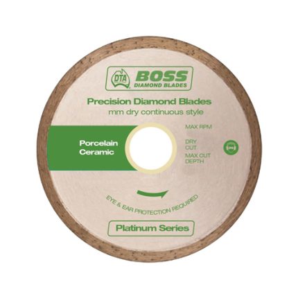 Boss Continuous Rim Dry Diamond Blade 125mm