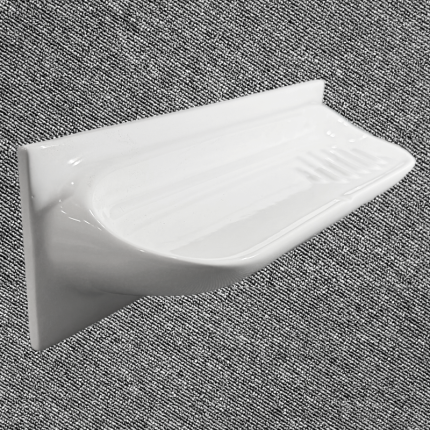 Ceramic Shower Shelf Gloss White 97x295
