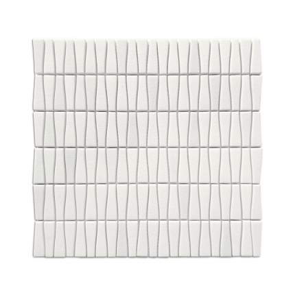 Forever White Shading Wedge Mosaic 309x290