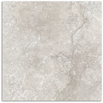 Norcia Travertine Grey Honed Tile 600x600